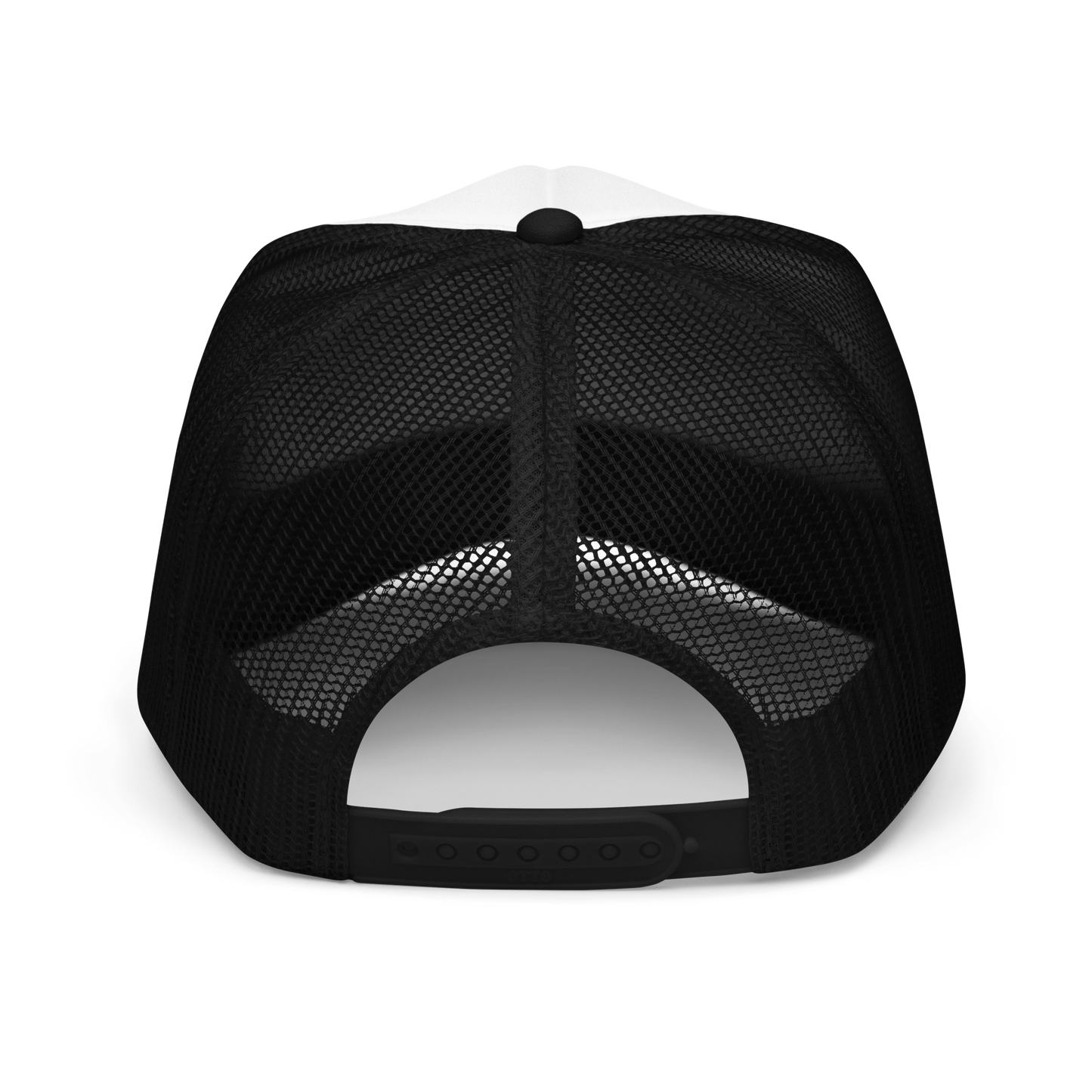 Foam "prioritize & destigmatize" trucker hat