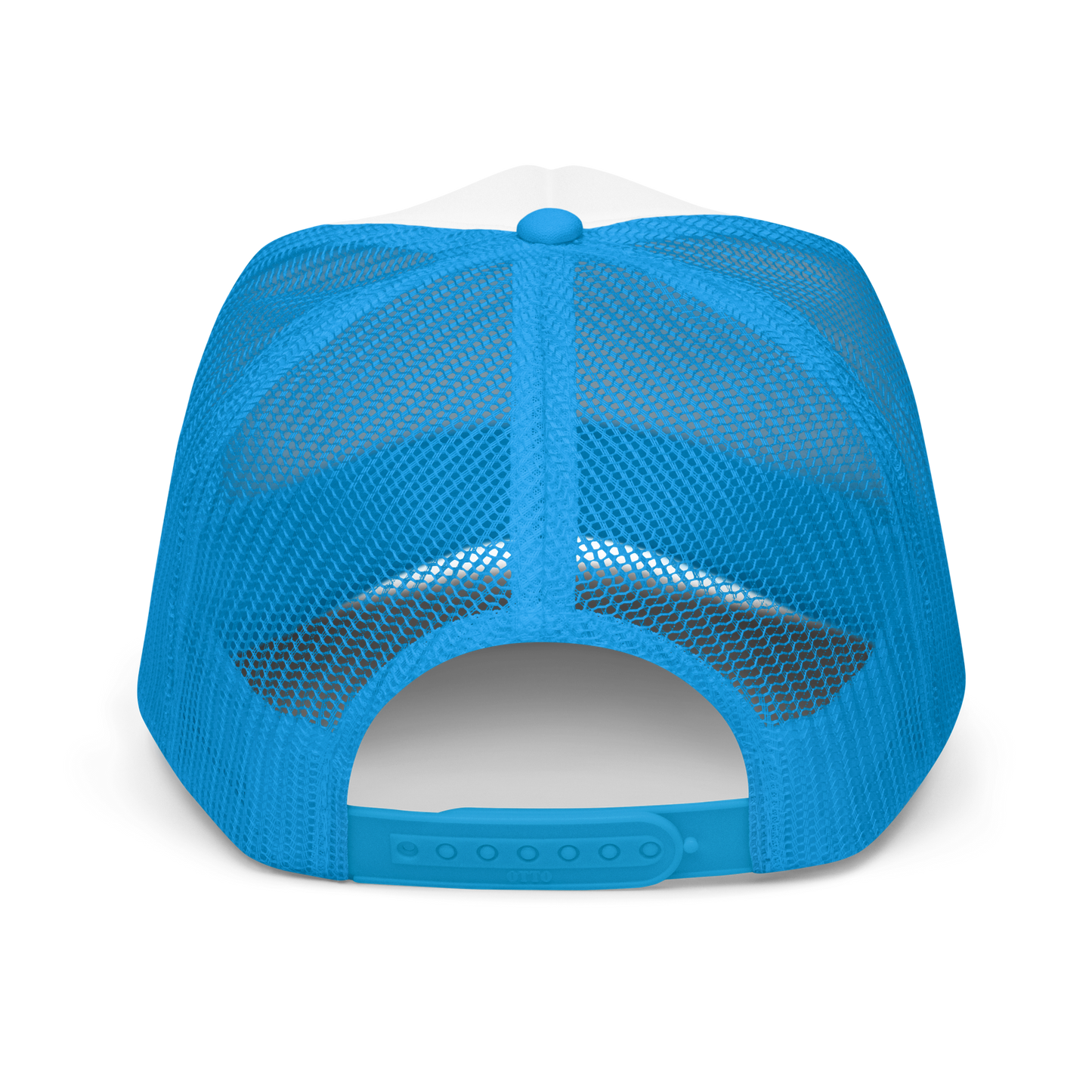 Foam "prioritize & destigmatize" trucker hat